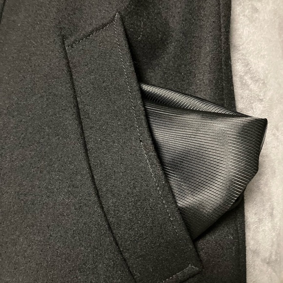 Express Wool Coat Men’s Size Small Black - Picture 16 of 16